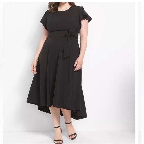 Lane Bryant Lena High Low MIDI Dress NWOT - Picture 1 of 8